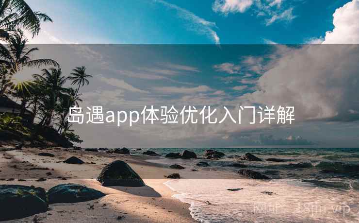岛遇app体验优化入门详解