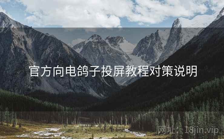 官方向电鸽子投屏教程对策说明