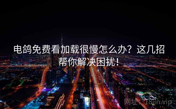 电鸽免费看加载很慢怎么办？这几招帮你解决困扰！