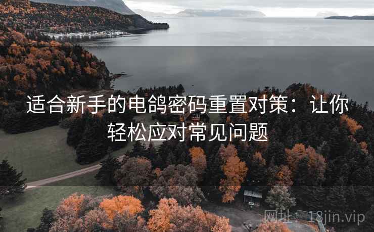 适合新手的电鸽密码重置对策：让你轻松应对常见问题